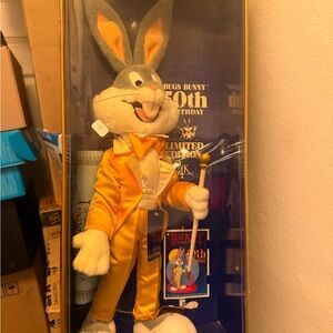 Bugs Bunny 50th Birthday Limited Edition Plush in Gold Tuxedo